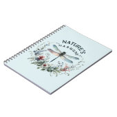 Harmonie van de natuur - Artistieke libel Notitieboek (Linkerzijde)