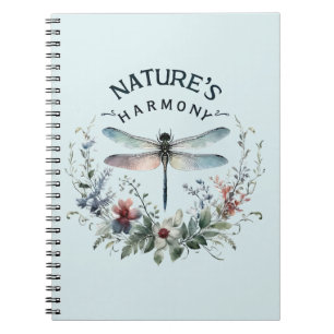Harmonie van de natuur - Artistieke libel Notitieboek
