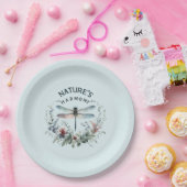 Harmonie van de natuur - Artistieke libel Papieren Bordje (Feest)