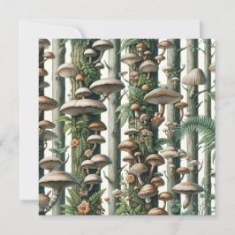 Harmonie van de natuur: Botanisch Naadloos Patroon Kaart