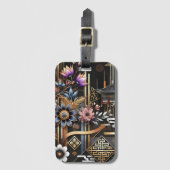 Harmonie van erfgoed en moderniteit bagagelabel (Voorkant (verticaal))