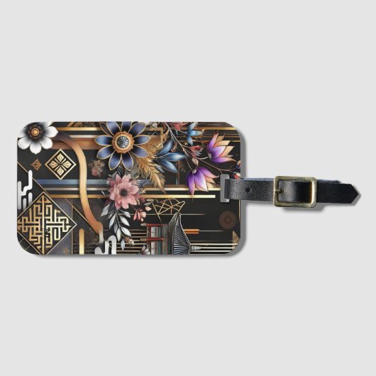 Harmonie van erfgoed en moderniteit bagagelabel (Voorkant (horizontaal))