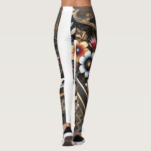 Harmonie van erfgoed en moderniteit leggings (Achterkant)