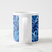 Harmonie van groene granen en Planten Grote Koffiekop (Achterkant)