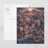 Harmonie van het dierenrijk briefkaart (Voorkant / Achterkant)