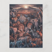 Harmonie van het dierenrijk briefkaart (Voorkant)