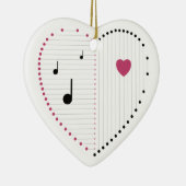 Harmonie van Liefde Keramisch Ornament (Rechts)