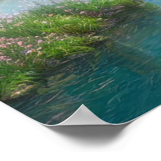 Harmonie van Natuur, Spinglandschap Poster (Hoek)