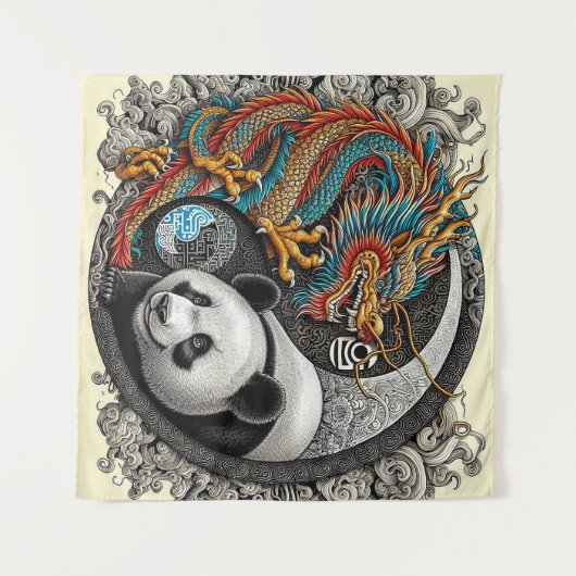 Harmonie van tegenstellingen wandkleed (Voorkant (horizontaal))