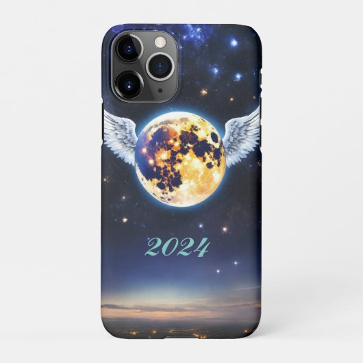 Harmonie vernieuwd: aardse beschermer 2024 iPhone hoesje (Achterkant)