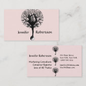 Harmonie, vrede en evenwicht in de Yoga-boom Visitekaartje (Voorkant / Achterkant)