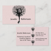 Harmonie, vrede en evenwicht in de Yoga-boom Visitekaartje (Voorkant / Achterkant)