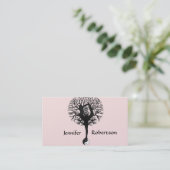 Harmonie, vrede en evenwicht in de Yoga-boom Visitekaartje (Staand voorkant)