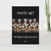 Harmonie - Zwart Lijst Kaart (Achterkant)