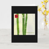 Harmonie - Zwart Lijst Kaart (Gele Bloem)