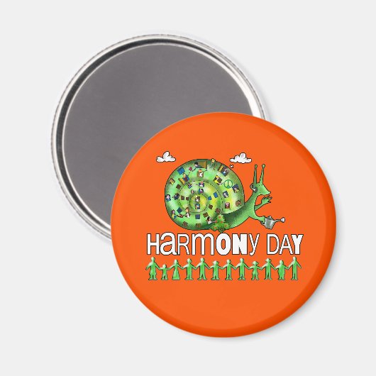 harmoniedag magneet (Voorkant / Achterkant)