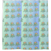 harmoniegordijn voor zeeschildpadden douchegordijn (Voorkant)