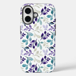 Harmonieus aquarel bladeren ontwerp iPhone 16 hoesje