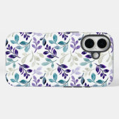 Harmonieus aquarel bladeren ontwerp Case-Mate iPhone case (Achterkant (horizontaal))