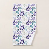 Harmonieus waterverf bladontwerp bad handdoek (Handdoek)