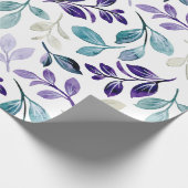 Harmonieus waterverf bladontwerp cadeaupapier (Hoek)