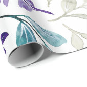 Harmonieus waterverf bladontwerp cadeaupapier (Rol Hoek)
