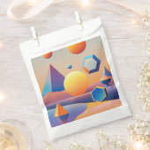 Harmonieuze combinatie van texturen, verlopen bedankzakje (Geknipt)