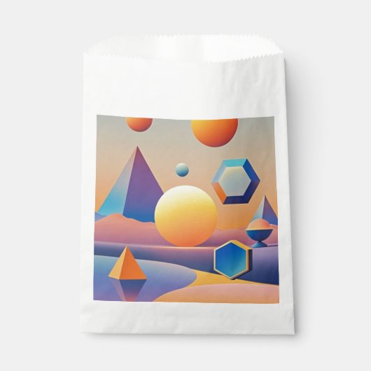 Harmonieuze combinatie van texturen, verlopen bedankzakje (Voorkant)