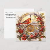 Harmonieuze Kerstmagie Feestdagenkaart (Voorkant / Achterkant)