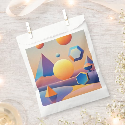 Harmonieuze mix van texturen, gradiënten bedankzakje (Geknipt)