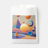 Harmonieuze mix van texturen, gradiënten bedankzakje (Voorkant)