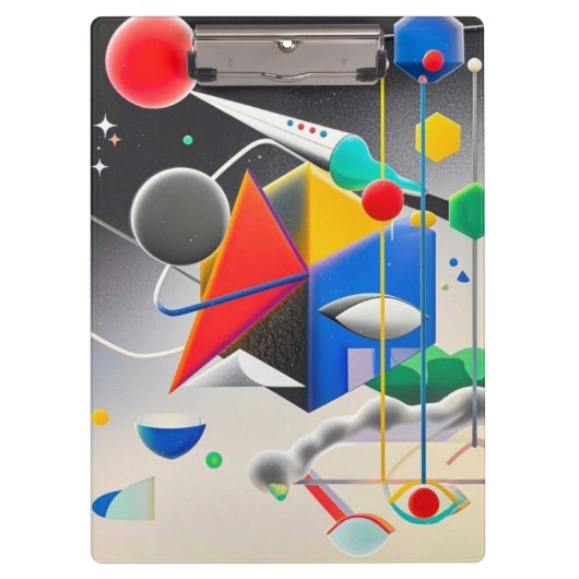 Harmonieuze mix van texturen, gradiënten klembord (Voorkant)