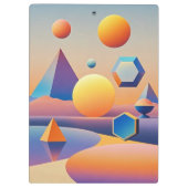 Harmonieuze mix van texturen, gradiënten klembord (Achterkant)