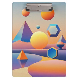 Harmonieuze mix van texturen, gradiënten klembord