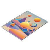 Harmonieuze mix van texturen, gradiënten notitieboek (Linkerzijde)