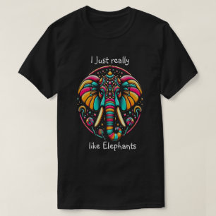 Harmonieuze Olifant Ik hou gewoon heel erg van oli T-shirt