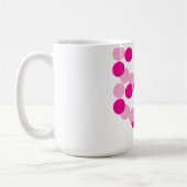 harmonieuze roze fusie koffiemok (Links)