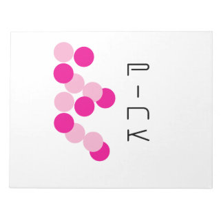 harmonieuze roze fusie notitieblok