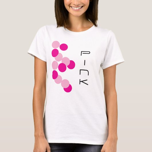 harmonieuze roze fusie t-shirt (Voorkant)
