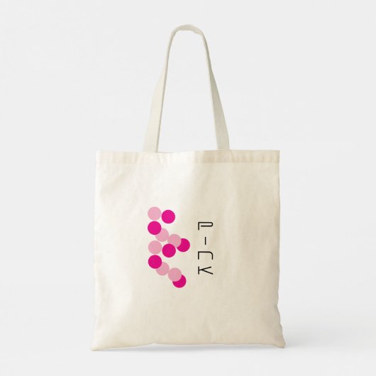 harmonieuze roze fusie tote bag (Achterkant)