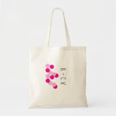 harmonieuze roze fusie tote bag (Voorkant)