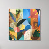 Harmonieuze samenstellingen: Organische vormen en  Canvas Afdruk (Voorkant)