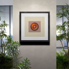 Harmonieuze tinten: minimalistisch verloop poster