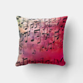 Harmonieuze tinten: Trending muziek-geïnspireerde  Kussen (Achterkant)