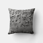 Harmonieuze tinten: Trending muziek-geïnspireerde Kussen (Achterkant)