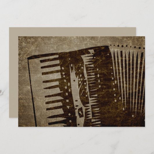 harmonika kaart (Voorkant / Achterkant)