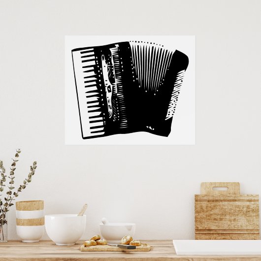 harmonika poster (Keuken)