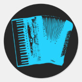 harmonika ronde sticker (Voorkant)