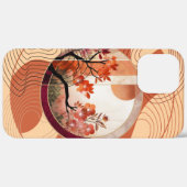 Harmonious Orange Blossom Circles Case-Mate iPhone Case (Achterkant (horizontaal))