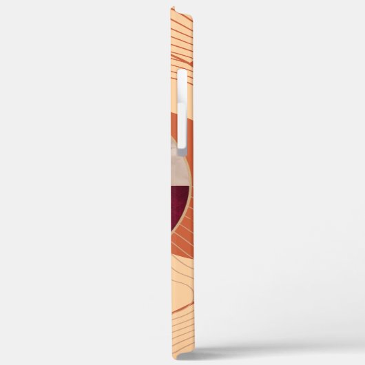 Harmonious Orange Blossom Circles Case-Mate iPhone Case (Achterkant / Links)